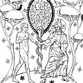 Christ Walking with Christ in the Garden