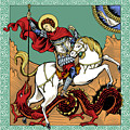 St George killing the dragon